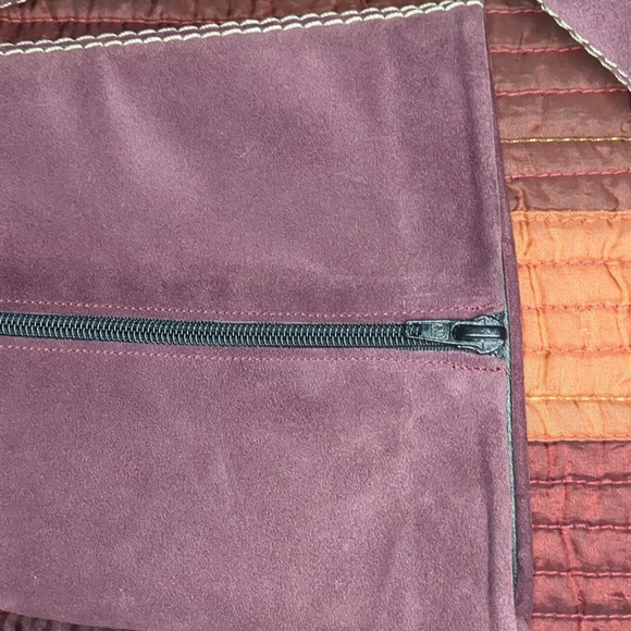 SILPA* vintage mauve suede leather tall side zip angled heel pointed toe boots - Picture 8 of 17